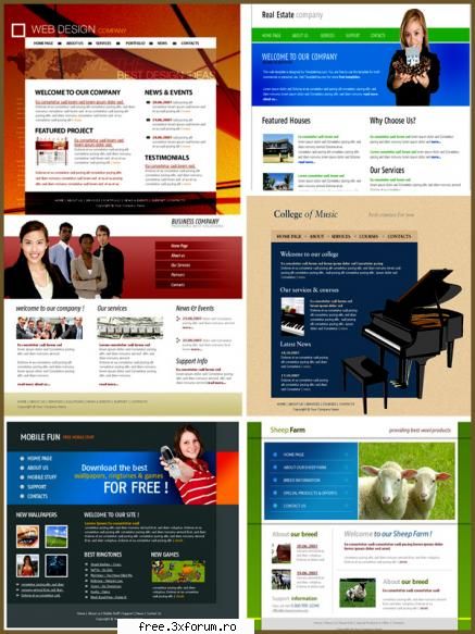 69 CSS Website Templates ! - bog_dan - ...:::Design & Themes & Skins:::...