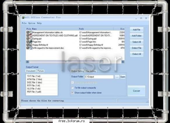 all office converter platinum is an and document conversion tool. it can support batch converting