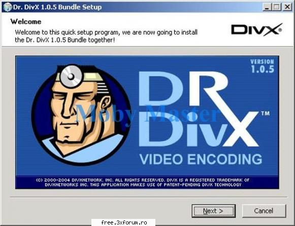 Dr. Divx 1.06 - DivX is an all-in-one video creation package that - ...:::Software:::...