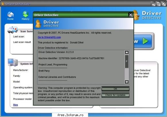 Driver Detective - Description: Quote: Vista Drivers and XP Drivers - ...:::Software:::...
