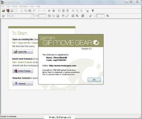 GIF Movie Gear 4.2 - Description: GIF Movie Gear is going to change - ...:::Software:::...