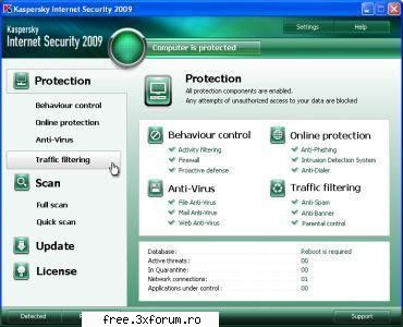Kaspersky Internet Security - ic protection components: 1) System watch. System - ...:::Software:::...
