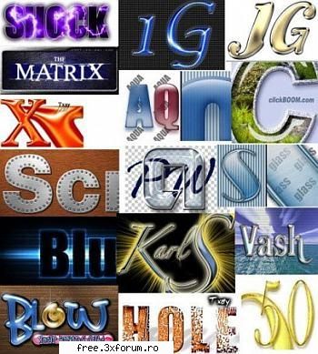 Photoshop's Text Effects - bog_dan - ...:::Design & Themes & Skins:::...