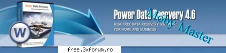 Power Data Recovery 4.6 - Power Data Recovery is a RISK FREE and READ ONLY - ...:::Software:::...