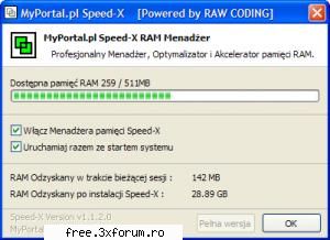Speed-X v - The very best RAM optimizer. It's diffrent than - ...:::Software:::...